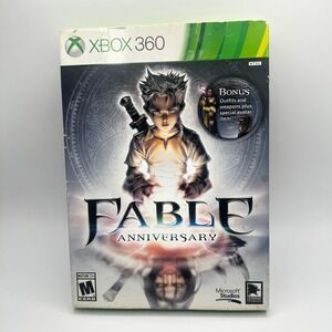 Fable Anniversary Xbox 360 Microsoft Studios RPG HD Remaster with Slipcover NTSC